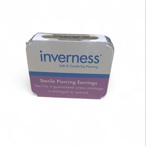 Inverness Home Ear Piercing Kit With 584C-M 14K YG 4MM Clear Crystal Pave Ball